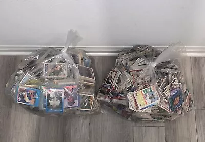 Assorted Sports Cards Two (2) Bags Of About  7 - 10 Lbs (at Least) Topps Fleer • $137.01