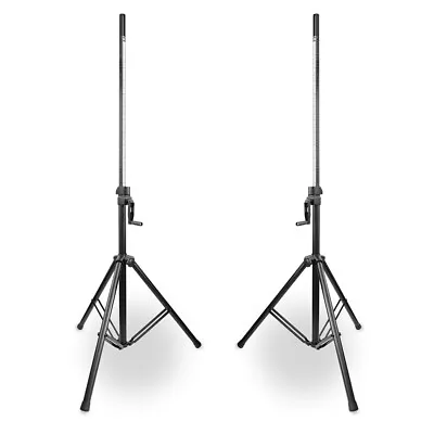 Pair Of Professional Heavy Duty DJ PA Speaker Stands 70kg Max Load - Vonyx LS93 • £269