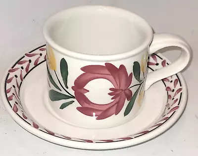 £10 • Buy Portmeirion Welsh Dresser Tea Cup And Saucer By Angharad Menna