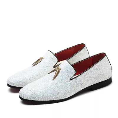 Men Casual Shoes Fashion Leather Slip On Loafers Moccasins Tassels Leisure Party • $41.99