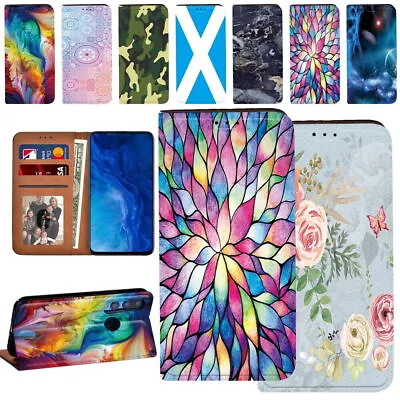 UK Leather Phone Wallet Cover Case For Huawei P20/P30/P40/P Smart/Honor/Y/NOVA • £4.49