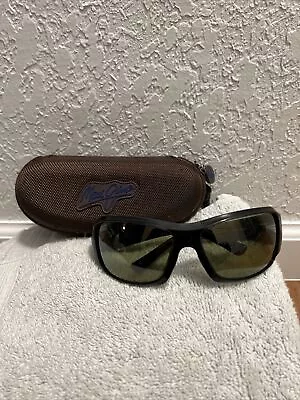 Maui Jim MJ 255-11 66.5/18-126 Nine Palms Black Sunglasses - READ AS IS! • $39.99