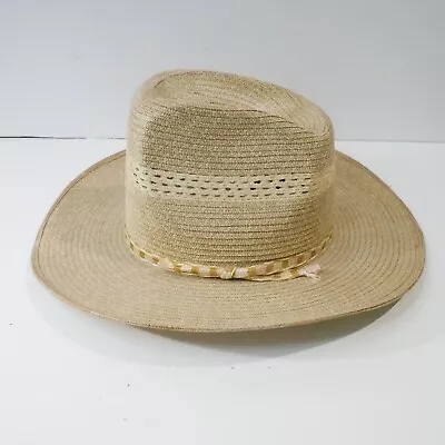 Vintage Moreno Sombrero Calidad Size 57 (7 1/8) Western Style Straw Cowboy Hat • $17.92
