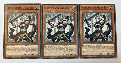 ☆ 3 X LDK2-ENK07 Protector With Eyes Of Blue UNL Edition Common YuGiOh • £2.95