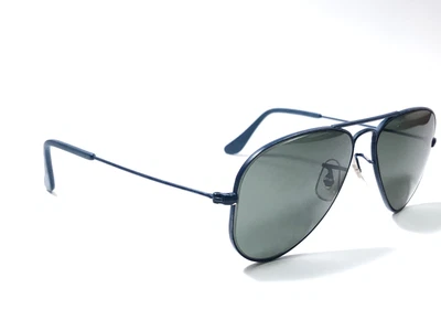 $349 • Buy Vintage Ray Ban Aviator Flying Colors 52mm Cobalt Blue Sunglasses B&l Usa 