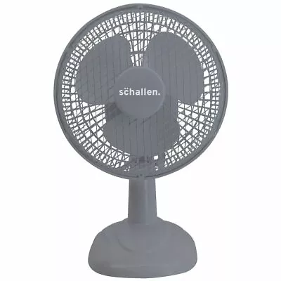 Schallen Electric Portable Air Cooling GREY Mini 6'' Inch Table Desktop Desk Fan • £12.99