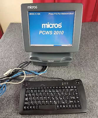 Micros Pcws 2010 System Unit With Keyboard Register Credit  • $100