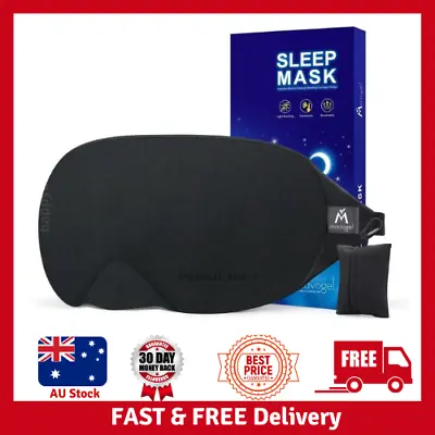 $13.22 • Buy New Sleeping Eye Mask New Design Light Blocking Sleep-Mask-Soft-Comfortable-Blac