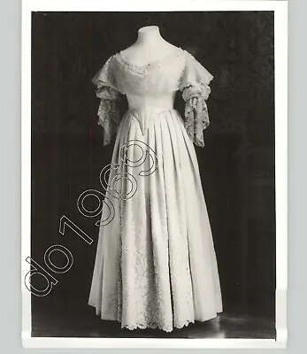 WEDDING DRESS Worn By England QUEEN VICTORIA Vintage 1952 Press Photo • $40