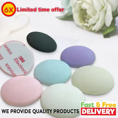 6 X Wall Protector Rubber Stop Door Handle Guard Bumper Stopper Self Adhesive UK • £3.99