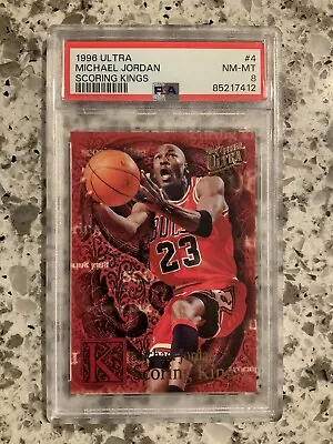 1996 Fleer Ultra Scoring Kings Michael Jordan Psa 8 • $699.95