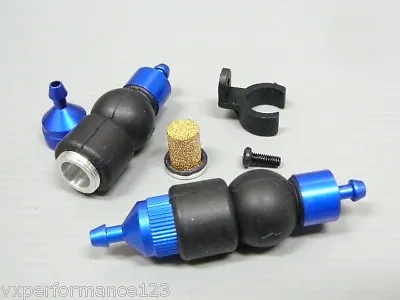 ONE WAY Fuel Filter W/ Primer For Gas RC Boat Nitro Engine • $17.11