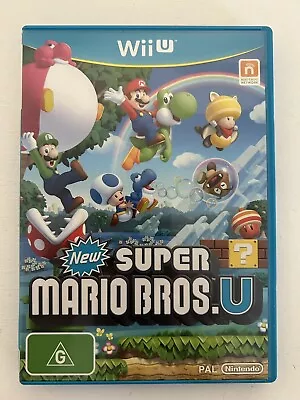 New Super Mario Bros U Nintendo Wii U - Free Next Day Shipping • $19.95