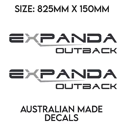 Jayco Expanda Outback Caravan Camper Vinyl Decals Stickers X 2. Premium Vinyl. • $99.99