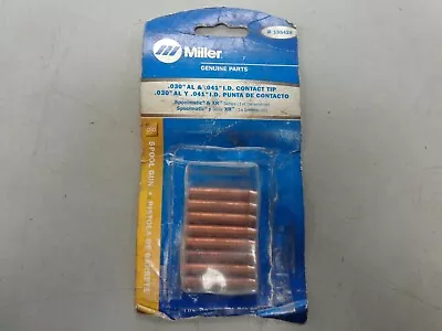 (8)- Miller Spoolmatic & XR 1st Generation Contact Tips .030- Part#135428 • $23.95