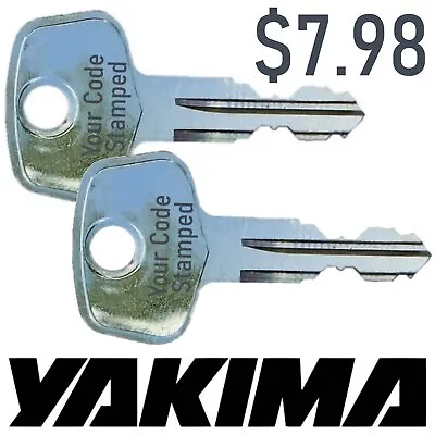 2 YAKIMA Replacement Key SKS Lock Ski Roof Rack Bicycle Cargo Carrier Whispbar • $7.98