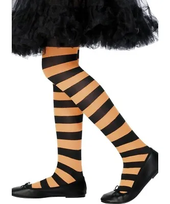 Smiffys Striped Various Colour Tights Halloween Childs Fancy Dress Accessory New • £4.99