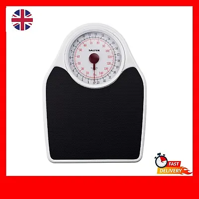 Salter Doctor Style Mechanical Bathroom Scale Sturdy High Accuracy White/Black • £47