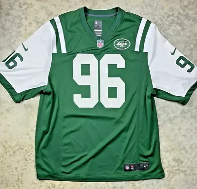 Nike New York Jets Muhammad Wilkerson Football Jersey NFL On Field Mens Size XL • $41.97