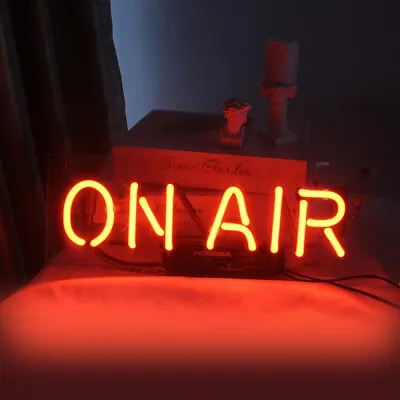 On Air Neon Sign Light Beer Bar Pub Wall Decor Handmade Visual Artwork 14 X7  • $75