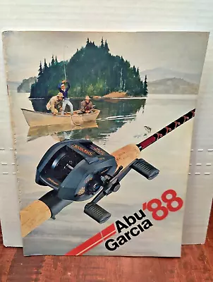 Vintage 1988 Abu Garcia Fishing Rods And Reels Catalog • $6