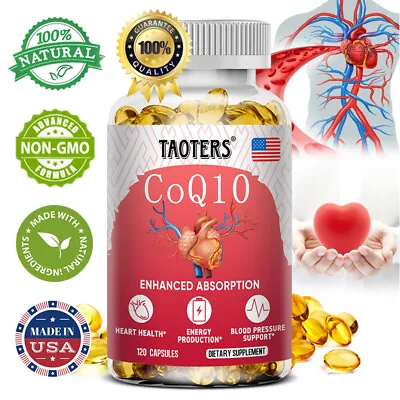 CoQ-10 400mg 120 Capsules Coq10 Co Q10 Coenzyme Heart Support • $12.49