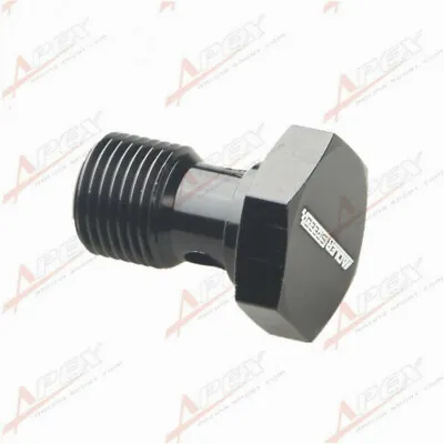 Banjo Bolt M14 X 1.25 Aluminium Banjo Bolt Brake Adaptor Black • $5.15