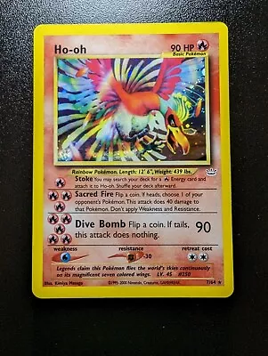 $62.51 • Buy Pokémon TCG Ho-oh Neo Revelation 7/64 Holo Unlimited Holo Rare