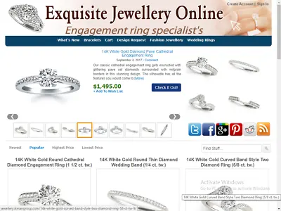 Make Money 100% Autopilot Beautiful Jewelry Affiliate Website Free Hosting • $13.99