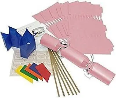10 X Make Your Own Christmas Crackers - Pink • £12.99