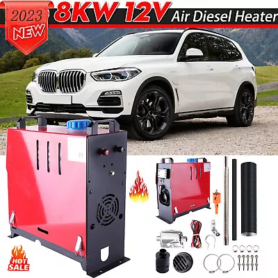 All In One 8KW 12V Air Diesel Heater Remote Lcd Monitor Car Truck Boat Motorhome • $60.20