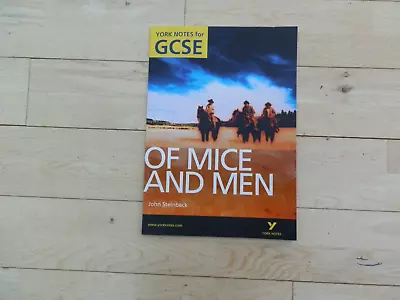 Of Mice And Men York Notes For GCSE  Like New Inside • £2