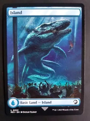 MTG Jurassic World - Island - Full Art Land • £2.99