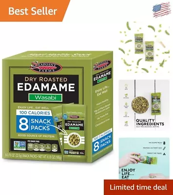 Crunchy Wasabi Edamame - Healthy Snack High In Protein & Fiber 12 Boxes • $69.34