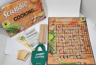 Scrabble Crossword Game 2011 Cooking Food Edition Complete In Box • $16.99