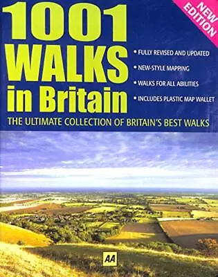 1001 Walks In Britain Webshop Only Book The Cheap Fast Free Post • £3.50