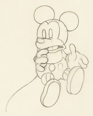 Mickey Mouse 1932 Production Animation Cel Drawing Disney Trader Mickey 16 • $1200