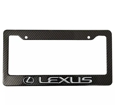 For Lexus Carbon Fiber License Plate Frame Car Truck SUV NEW US • $14.95