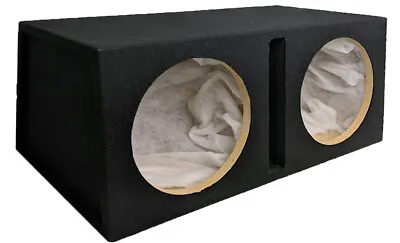 Double Twin 12  Car Subwoofer Ported Enclosure 12in Sub Woofer Speaker Box Car!! • £149.99