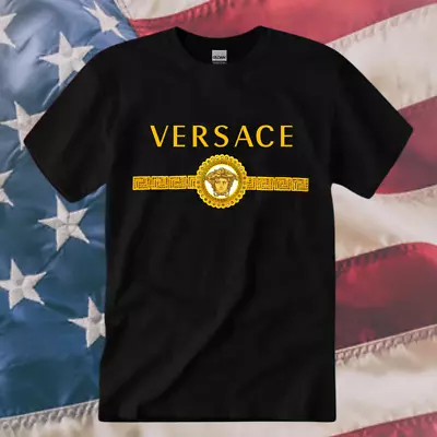 SALE!!Versace Logo Unisex T-shirt Size S-5XL PRINTED FANMADE Multi Color • $23.99