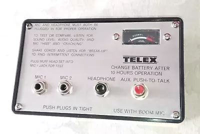 Telex Mic And Headphone Tester - Excellent Condition • $125