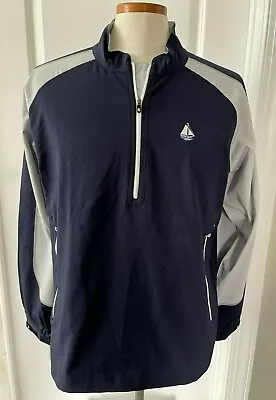 FootJoy 1/2 1/4 Zip Golf Sz L / Large Windshirt Shirt Jacket Mens LS • $20.99