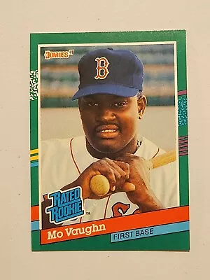 1991 Donruss #430 Mo Vaughn Boston Red Sox Rated Rookie • $0.99