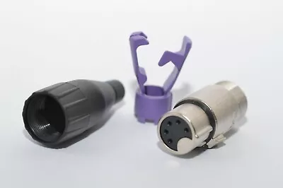 Audio XLR Connector / Female By Amphenol Type AC5F With Clamp 5-Pin NOS • $8.44