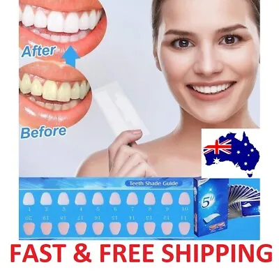 $3.99 • Buy 5d Teeth Whitening Strips Pro Safe White Tooth Clean Gel Bleach Dental Strength