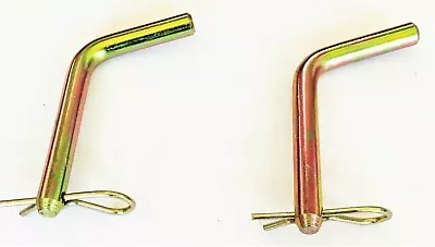 2 Goliath Industrial 1/2  Bent Tractor Wagon Car Trailer Receiver Hitch Pin Bp12 • $10.99