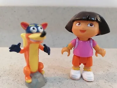 £2.99 • Buy Dora The Explorer Poseable Figure And Swiper The Fox PVC Mattel Toy