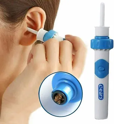 Ear Cleaner Painless Electric Vacuum Wax Remover Cleaning Removal Tool Earwax • £8.99