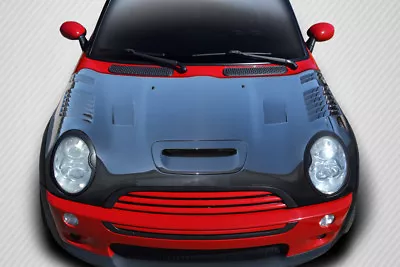 FOR 02-06 Mini Cooper Carbon Fiber DriTech Racer Hood 112897 • $1351