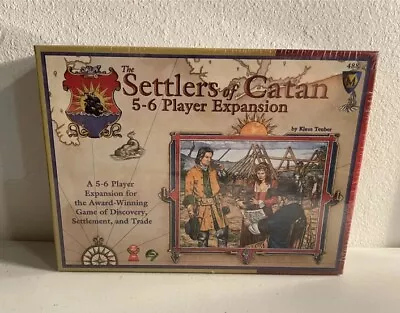 SEALED The Settlers Of Catan 5-6 Player Expansion 1999 #488 Mayfair Games USA • $65